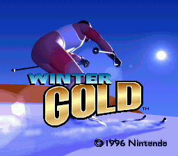 Winter Gold (Europe) Title Screen